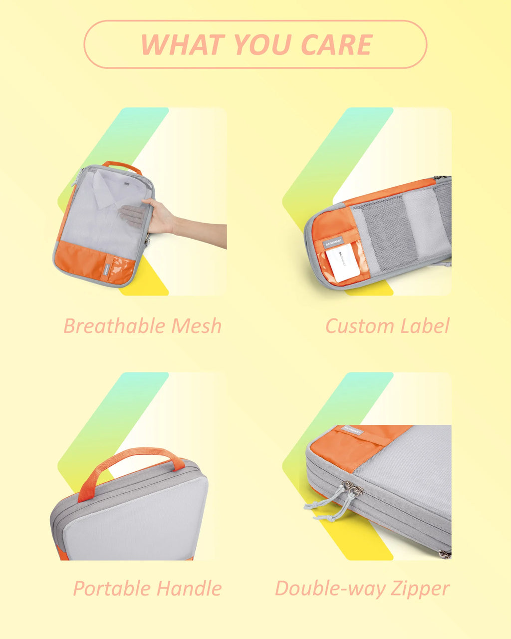 Compression Packing Cubes – Lightweight Luggage Organizers for Travel