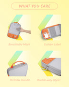 Compression Packing Cubes – Lightweight Luggage Organizers for Travel