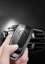 Transparent TPU Car Key Case – Protective Shell for Mercedes Benz Models