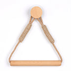 Adhesive Hemp Paper Towel Holder – Wall Mounted Rack for Bathroom Storage
