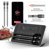 Wireless Meat Thermometer – Bluetooth Digital Probe for BBQ Smoker and Oven