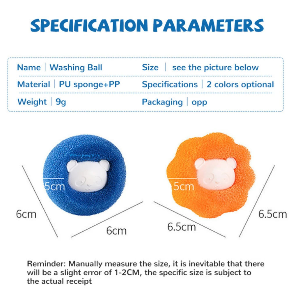 Reusable Laundry Balls – Lint and Pet Hair Remover for Washing Machine Cleaning