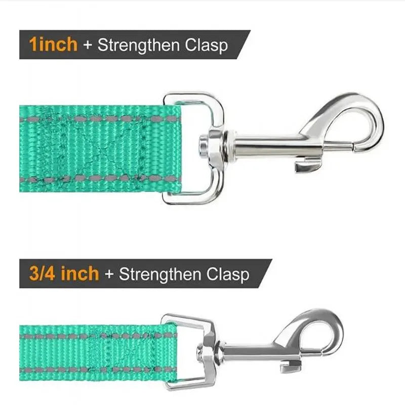 Reflective Pet Training Leash – Adjustable Safety Rope for Dog Walking