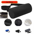Rolling Lumbar Support Pillow – Ergonomic Back Cushion for Office Chair