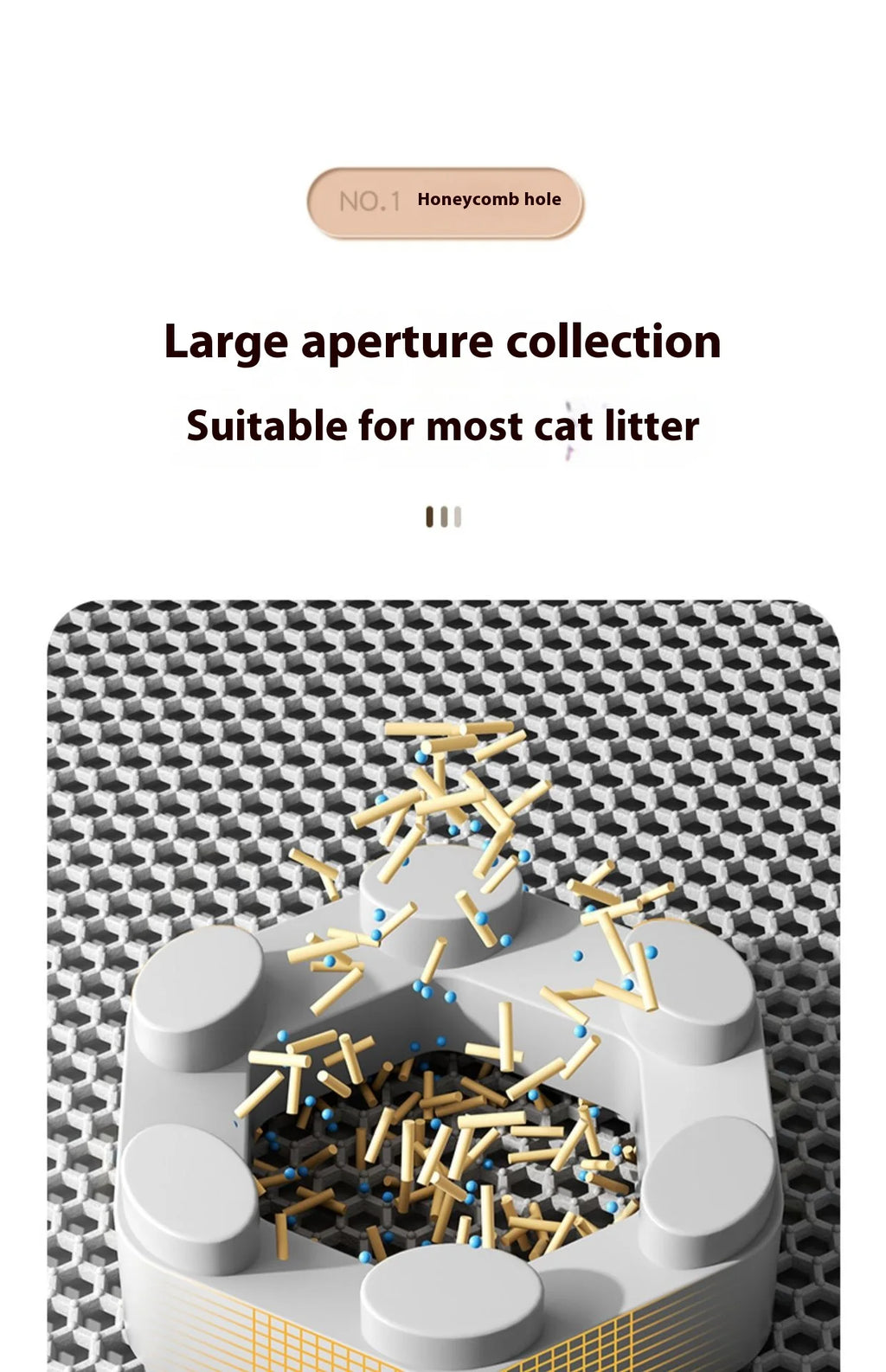Waterproof Cat Litter Mat – Non-Slip Sand Trapping for Indoor Kittens