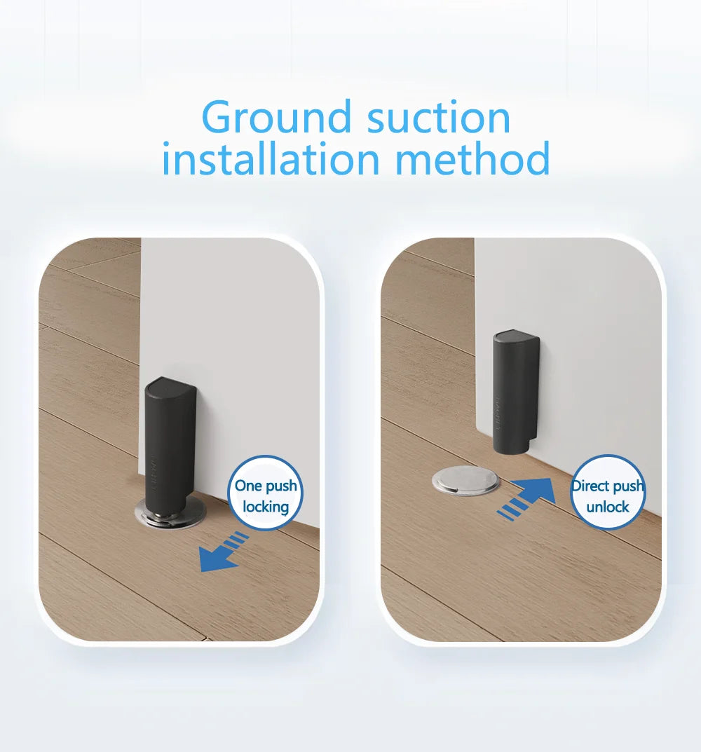 Magnetic Door Stopper – Heavy Duty Wall Protector for Home Furniture Hardware