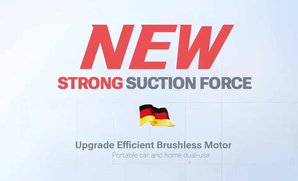 Portable Cordless Handheld Vacuum – High-Power Suction for Car and Home