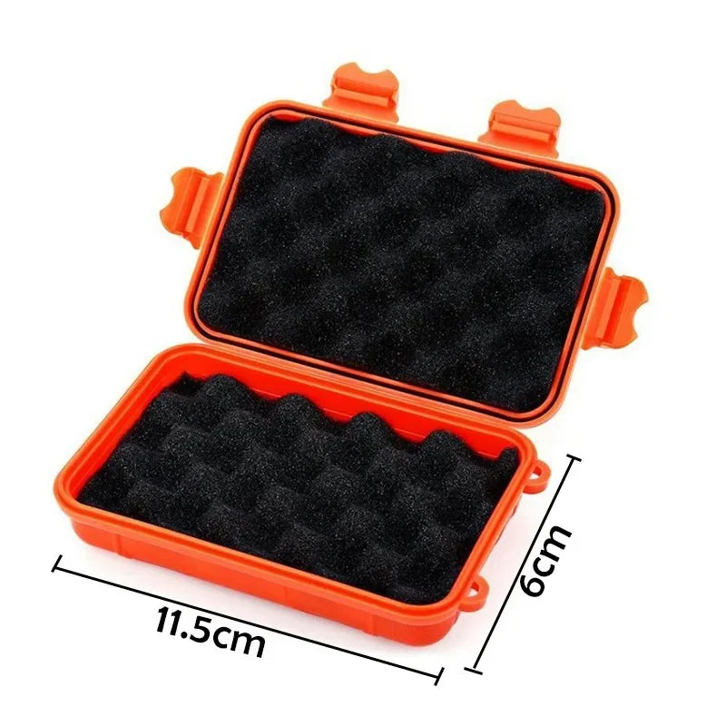Waterproof Plastic Survival Case – Sealed Storage for Camping and Travel