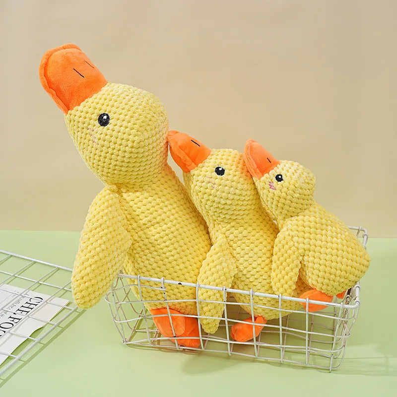 Plush Sleeping Duck Dog Toy – Bite Resistant Teeth Grinding for All Breeds