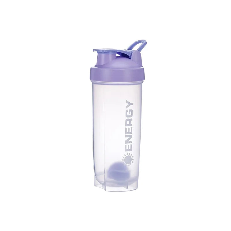 Portable Protein Shaker Bottle – Leakproof 700ml Cup for Gym and Outdoor Sports