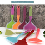 Silicone Non-stick Spatula – Flexible Turner for Omelets and Cooking