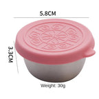 Leakproof Sauce Cups – Portable Dressing Containers for Lunch and Travel