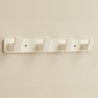 Black Metal Wall Coat Rack – 5 Hook Organizer for Hat Towel and Bag Storage
