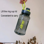 Large Capacity Water Bottle – Solid Color Tumbler for Outdoor Fitness