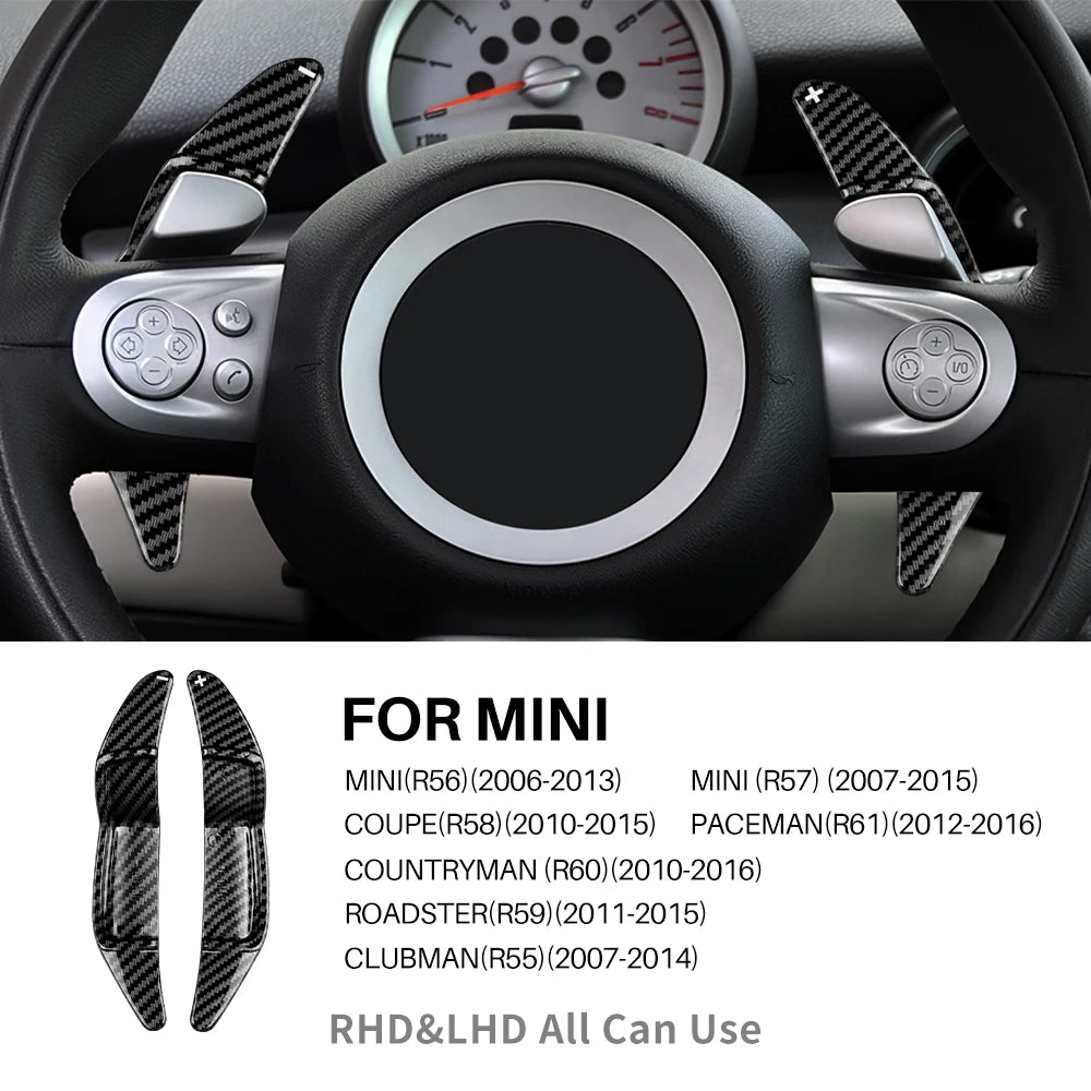 Steering Wheel Paddle Shifters – Aluminum Extensions for MINI Cooper S JCW
