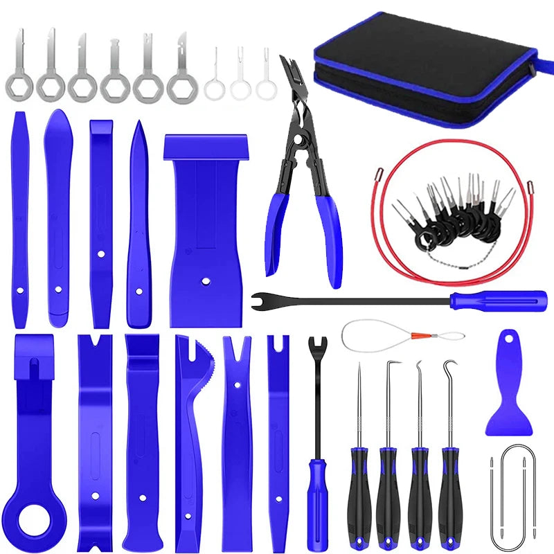 Plastic Trim Removal Tool Kit – Interior Panel Clips Puller for Car Repair