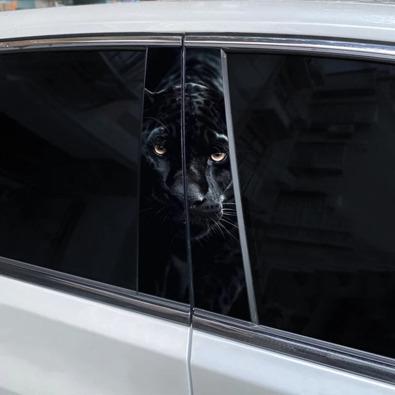 Lion Vinyl Car Decals – Waterproof B-Pillar Styling for Automotive Tuning
