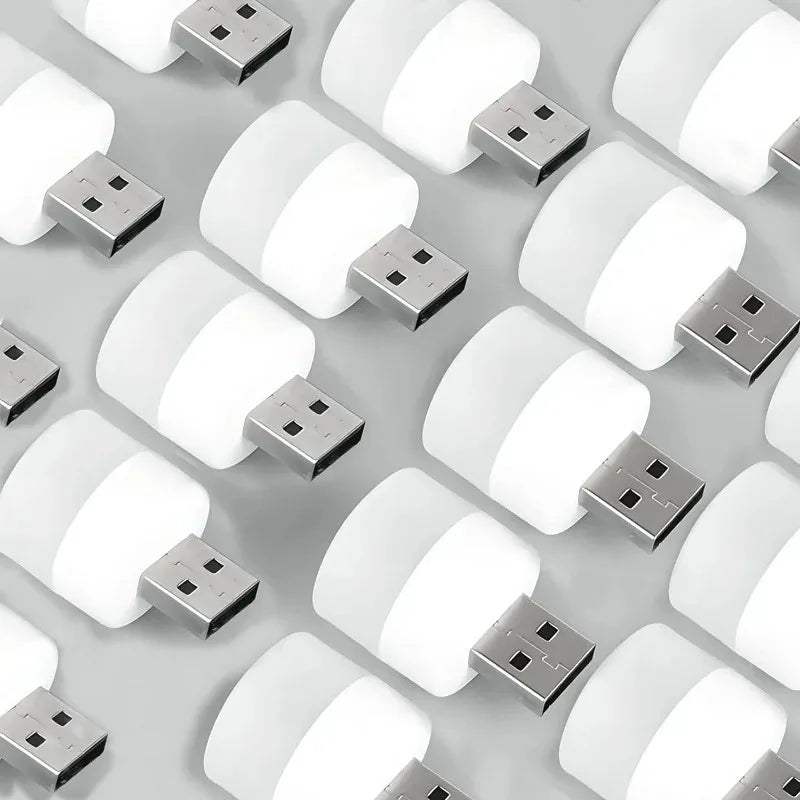 Mini USB LED Night Light – Portable Eye Protection for Bedroom Reading