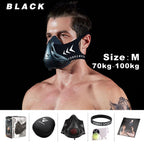 Elevation Training Mask – Black Fitness Gear for Running and Gym Workouts