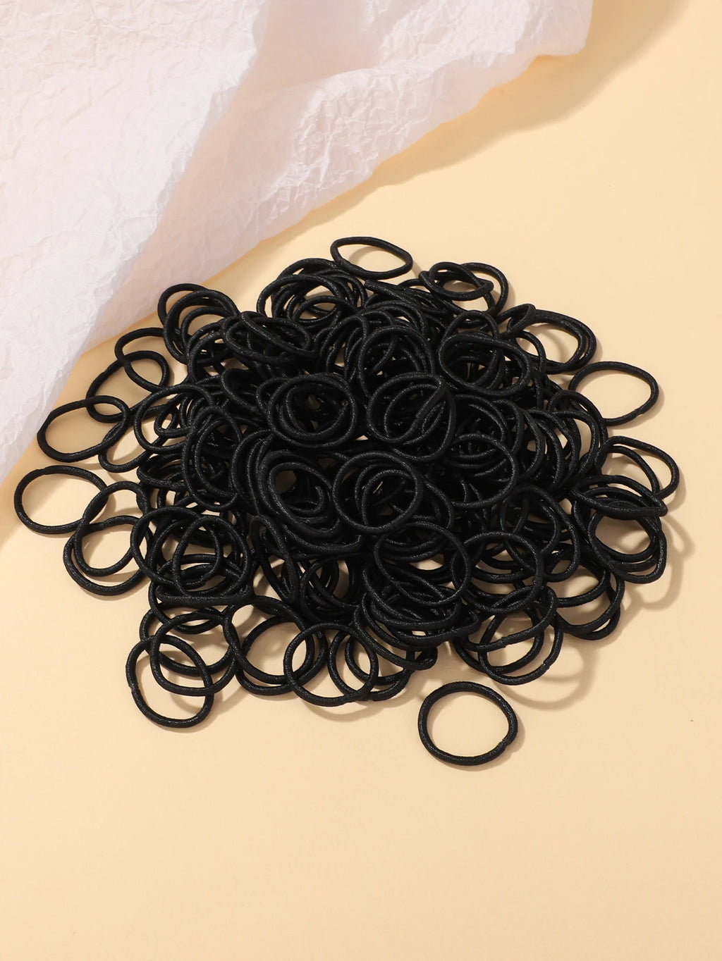 Colorful Nylon Hair Ties – 2cm Elastic Rubber Bands for Baby Girls