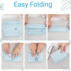 Mesh Travel Packing Cubes – Luggage Organizer Set for Suitcase Storage