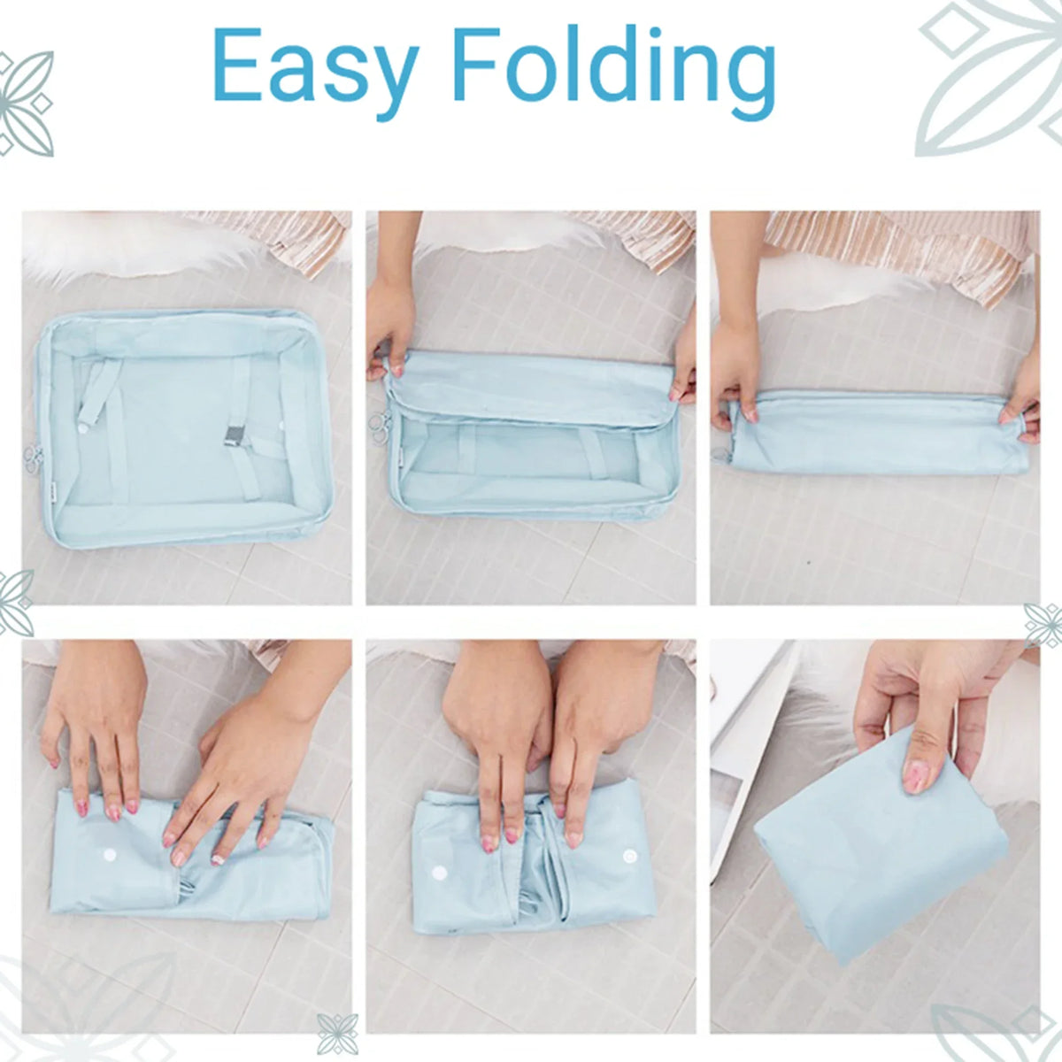 Mesh Travel Packing Cubes – Luggage Organizer Set for Suitcase Storage