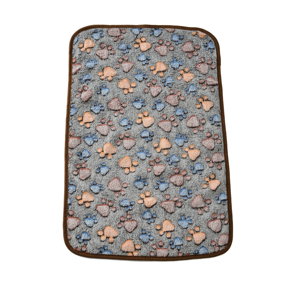 Fleece Pet Bed Blanket – Soft Warm Mat for Small to Large Dogs and Cats