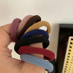 Nylon Hair Scrunchies – Colorful Elastic Ponytail Holders for Women and Girls