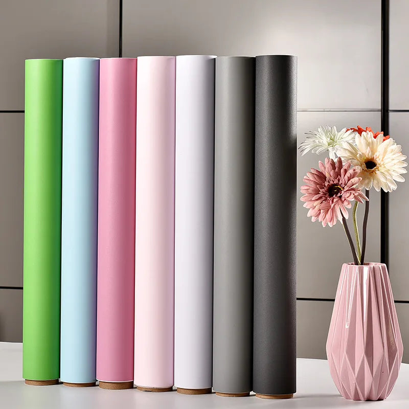 Self-Adhesive Vinyl Wallpaper – Waterproof Film for Kitchen and Bathroom Decor