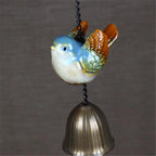 Ceramic Bird Figurines – Porcelain Magpie Sparrow Set for Home Decor