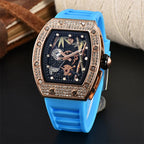 Bamboo Hollow Dial Quartz Watch – Fashionable Wooden Wristwatch for Men