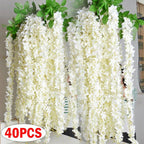 Artificial Wisteria Flower Garland – Hanging Vines for Wedding Party Decor