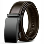 Automatic Buckle Belt – Men's Leather Waist Strap for Business Casual