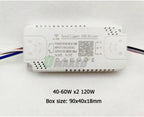 Dimmable LED Chandelier Driver – RF Remote and App Control for Dual Color Lights