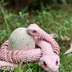 60cm 3D Printed Articulated Snake – Luminous Realistic Desktop Ornament