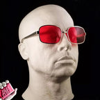 Tyler Durden Sunglasses – Red Lens Eyewear for Fight Club Cosplay