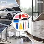 Vinyl Wrap Tool Kit – Felt Squeegee and Knife Set for Car Tinting