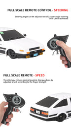 1:18 RC Drift Car – 2.4G Remote Control Vehicle with Gyro for Hobby Racing