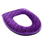 Plush Toilet Seat Cover – Soft Warm O-Shaped Cushion for Winter Bathroom