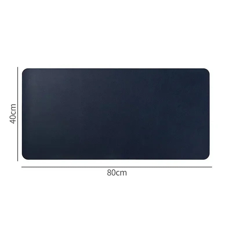 PU Leather Desk Mat – 70x35cm Waterproof Pad for Office and Gaming