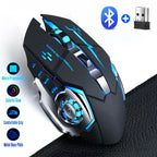 Wireless Gaming Mouse – Silent Bluetooth Mechanical PC Mouse for E-Sports