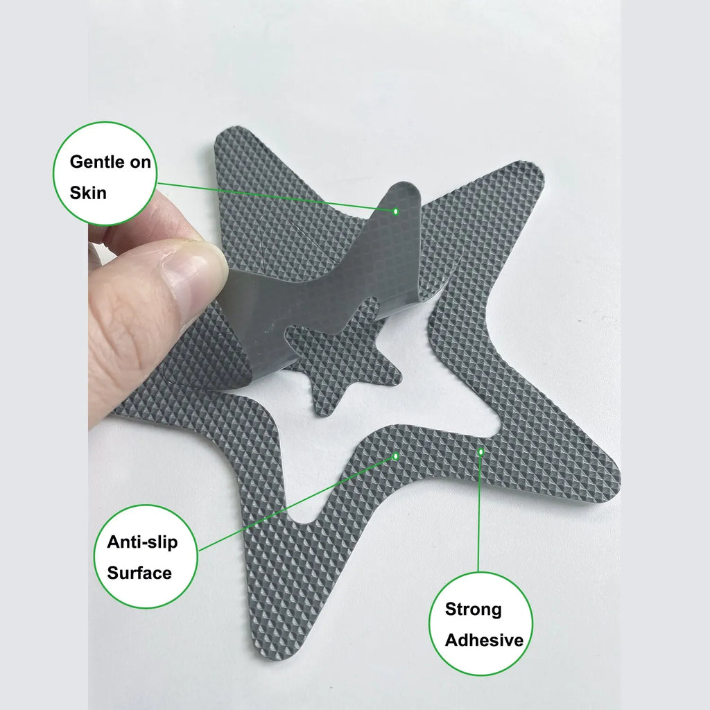 Anti Slip Bathtub Strips – Adhesive Snowflake Decals for Bathroom Safety