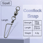 Ball Bearing Fishing Swivels – Stainless Steel Coastlock for Saltwater Angling
