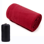 Fleece Sleeping Bag – 180x80cm Thermal Liner for Outdoor Camping and Travel