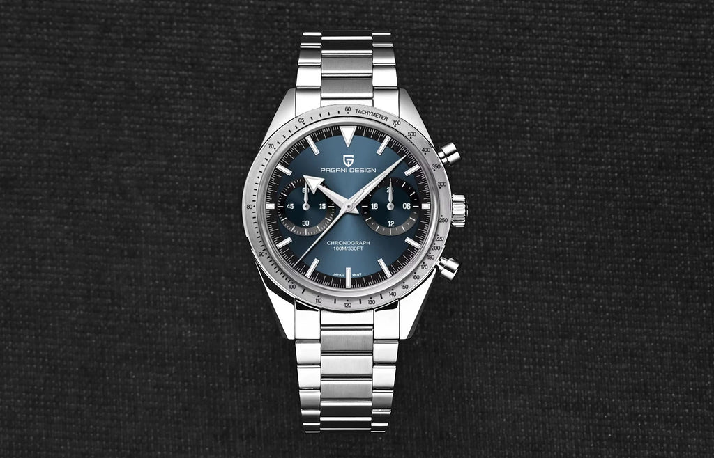 Pagani Design Moon Chronograph – Retro Sports Quartz Watch for Men