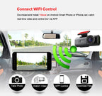 4K WiFi Dash Cam – GPS Night Vision Car DVR for Vehicle Security