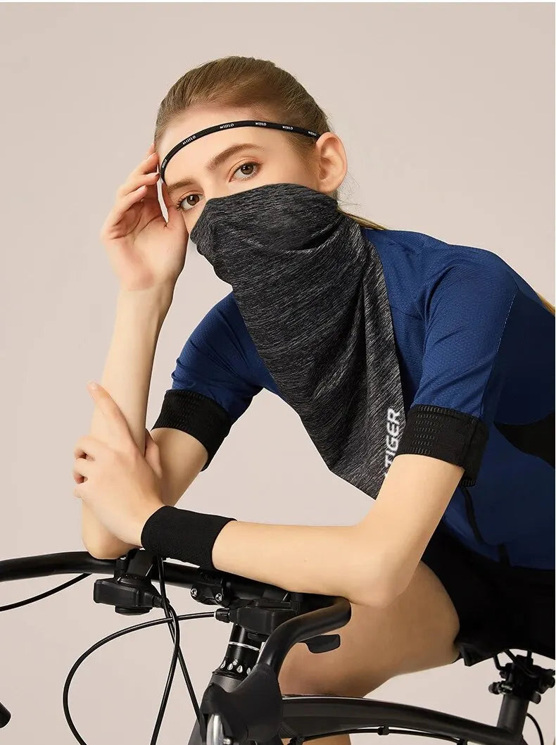 Ice Fabric Face Mask – UV Protection Bandana for Cycling and Outdoor Sports
