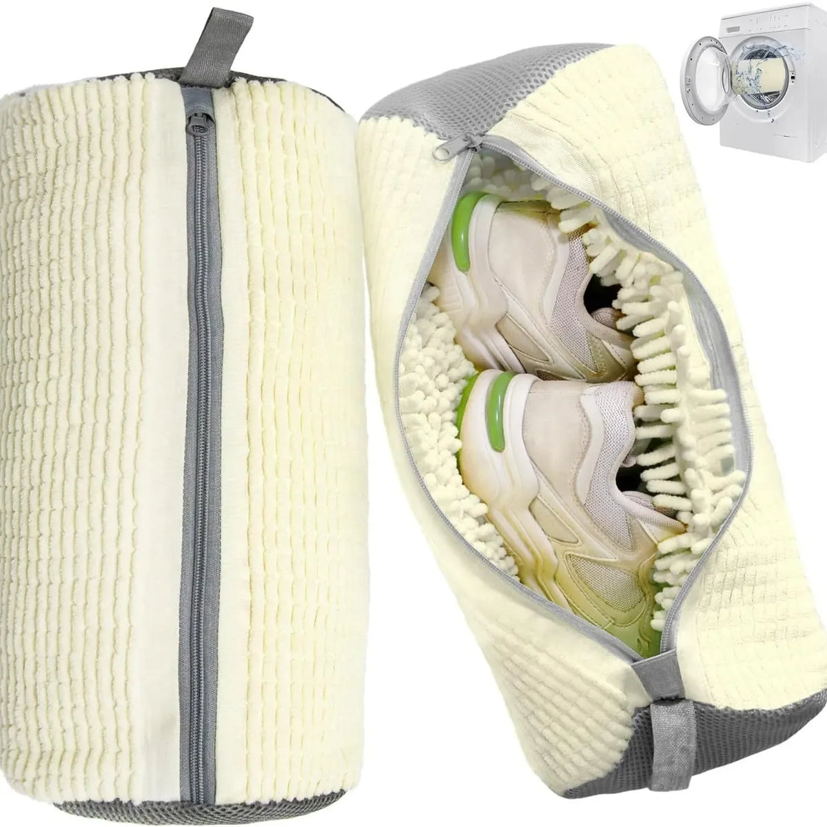 Heavy Duty Mesh Shoe Wash Bag – Protective Sneaker Laundry Carrier for Cleaning