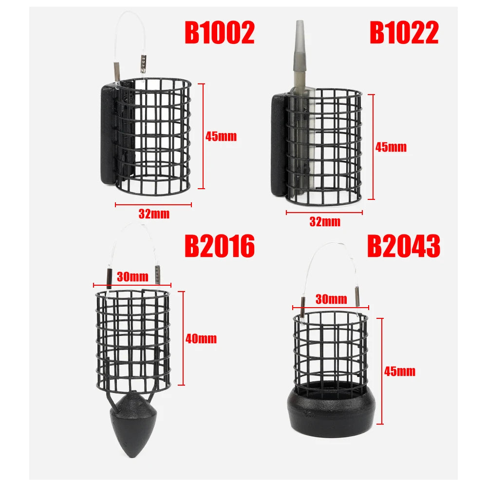 Steel Wire Carp Method Feeder – Heavy Duty Bait Cage for Coarse Fishing