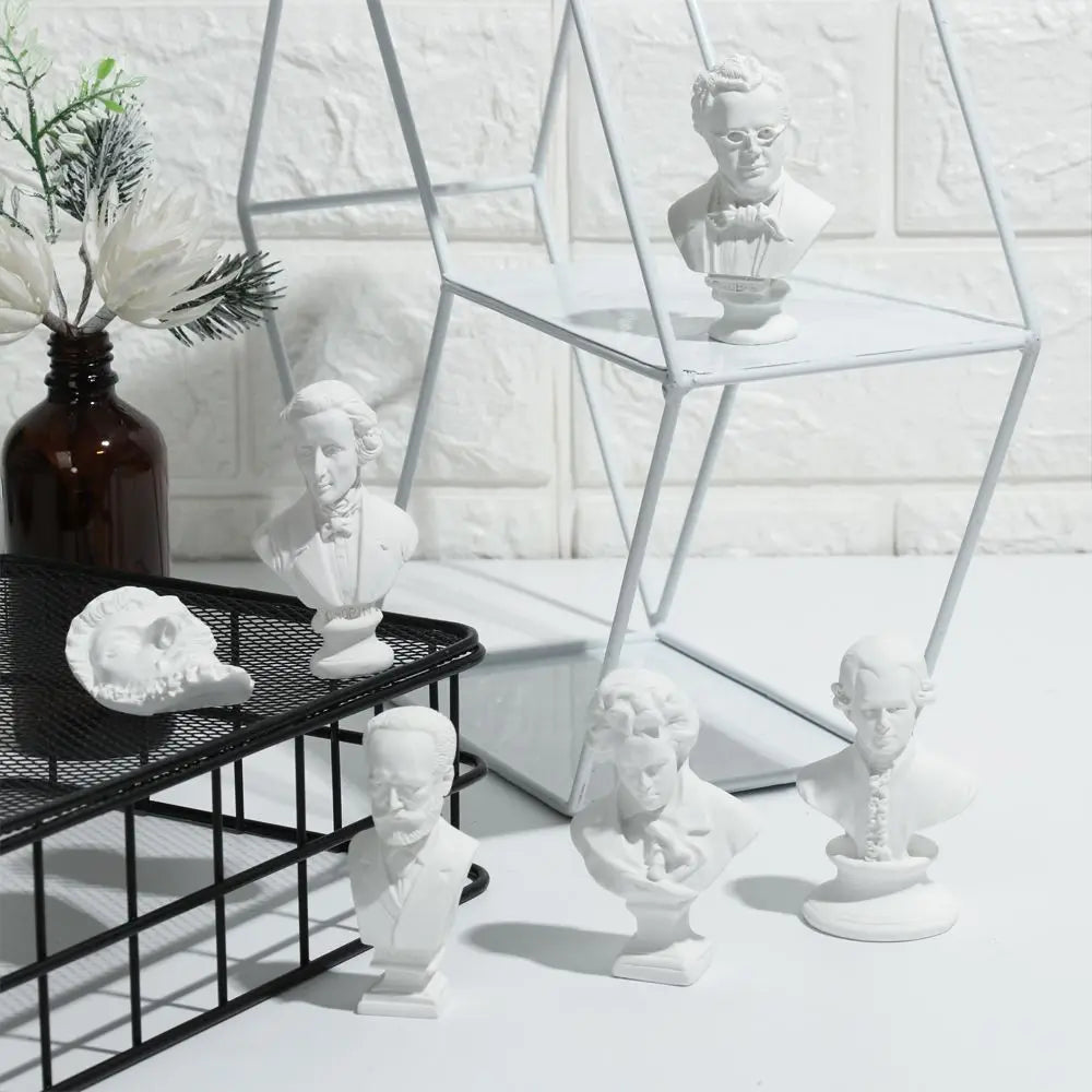Mini Greek Mythology Bust – Plaster Sculpture for Art Drawing Practice